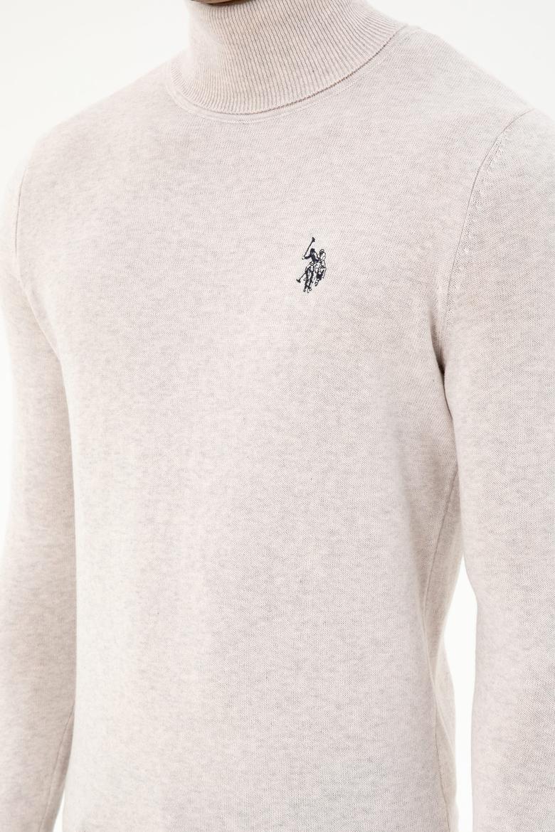 Erkek Taş Melanj Basic Kazak - 50293523059