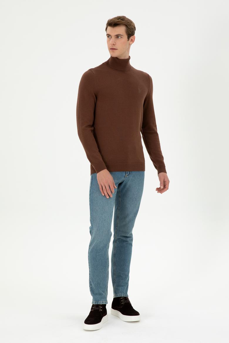 Erkek Kahverengi Basic Kazak - 50294781006