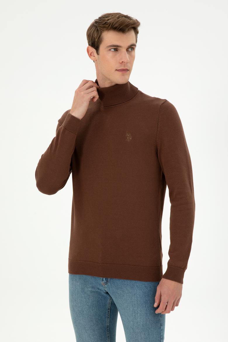 Erkek Kahverengi Basic Kazak