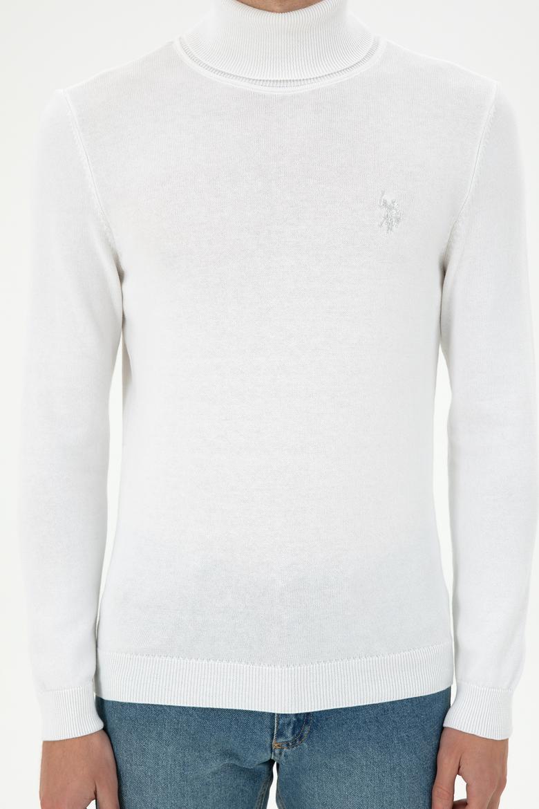 Erkek Beyaz Basic Kazak - 50294781026