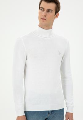 Erkek Beyaz Basic Kazak - 50294781026