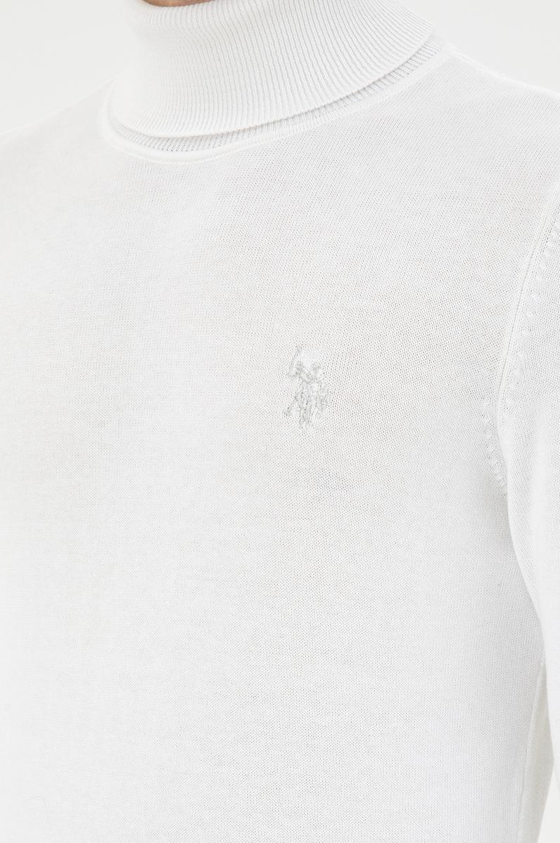 Erkek Beyaz Basic Kazak