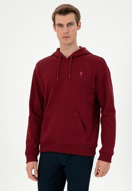 Erkek Bordo Basic Sweatshirt - 50298271039