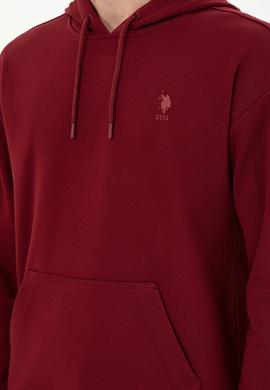 Erkek Bordo Basic Sweatshirt - 50298271039
