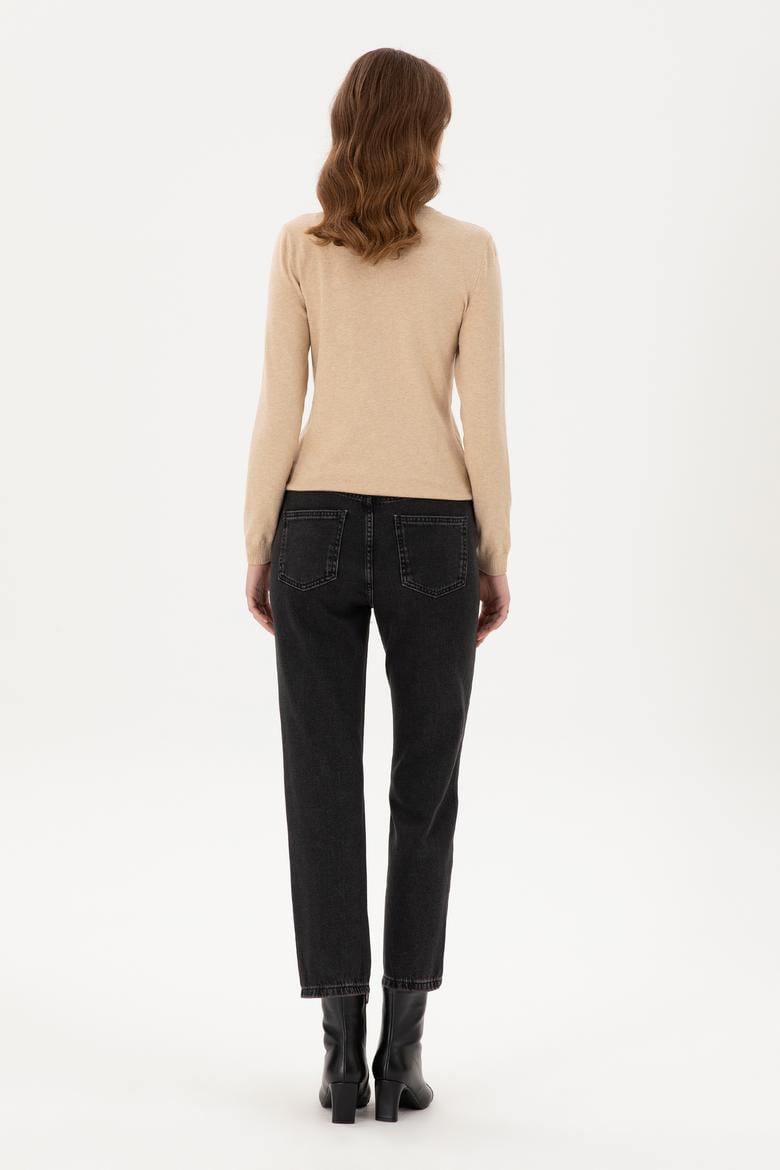 Kadın Siyah Jean Pantolon - 50295984016