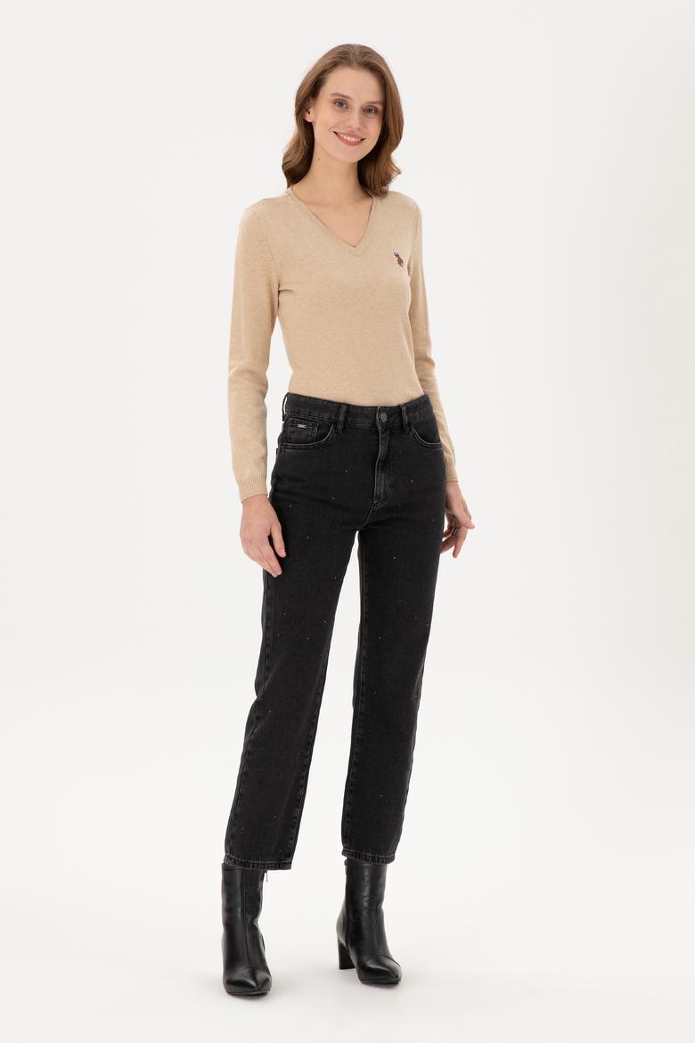 Kadın Siyah Jean Pantolon - 50295984016