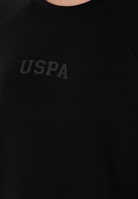 Kadın Siyah Sweatshirt Bisiklet Yaka Mini Boy Örme Elbise - 50297298022