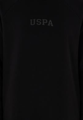 Kadın Siyah Sweatshirt Bisiklet Yaka Mini Boy Örme Elbise - 50297298022