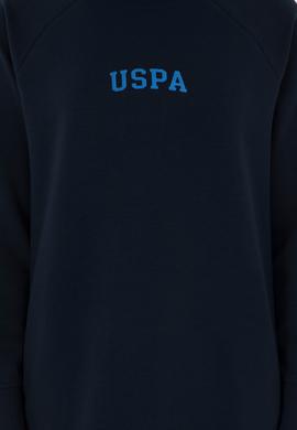 Kadın Lacivert Sweatshirt Bisiklet Yaka Mini Boy Örme Elbise - 50297298014