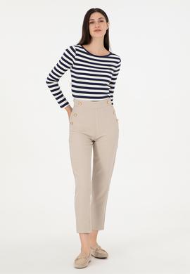 Kadın Taş Carrot Fit Kanvas Pantolon - 50298563005