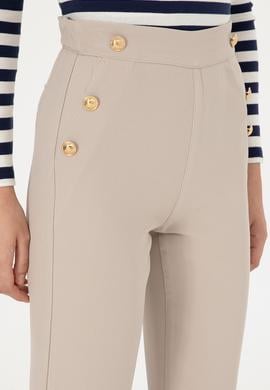 Kadın Taş Carrot Fit Kanvas Pantolon - 50298563005