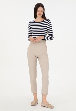 Kadın Taş Carrot Fit Kanvas Pantolon - 50298563005