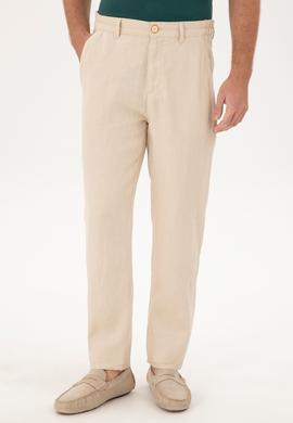 Erkek Bej Kanvas Pantolon - 50285618005