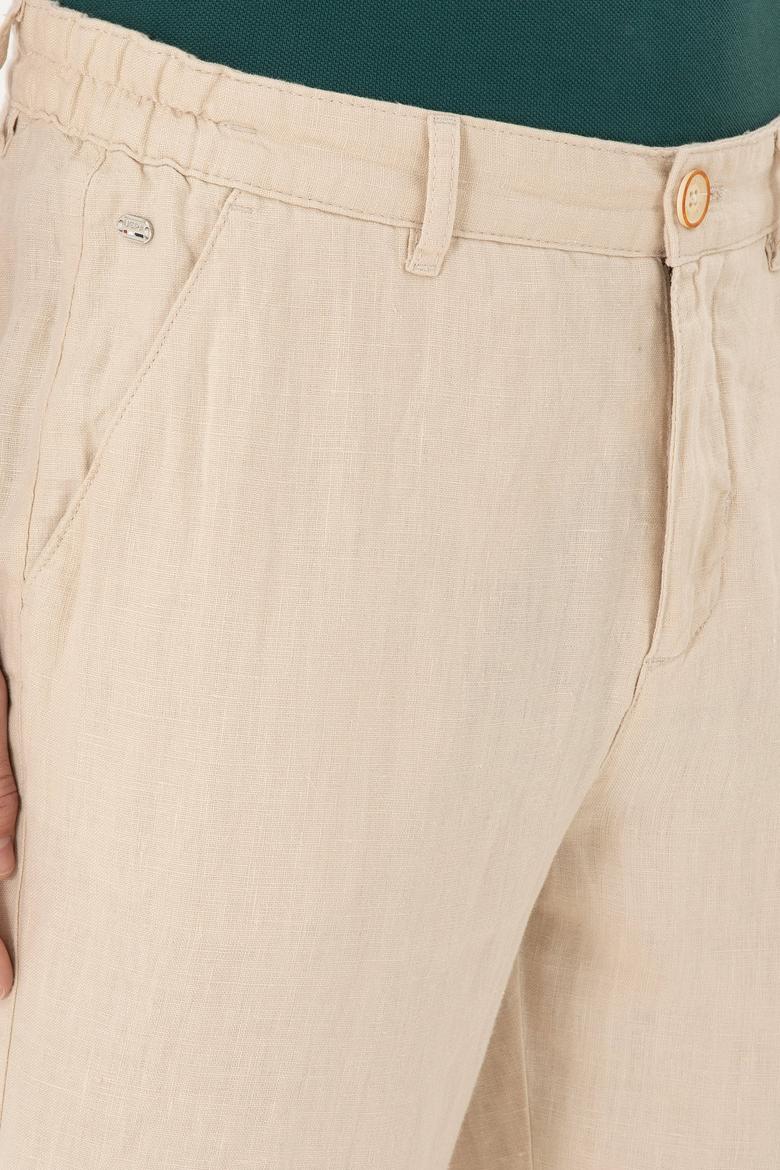 Erkek Bej Kanvas Pantolon - 50285618005