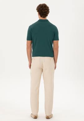 Erkek Bej Kanvas Pantolon - 50285618005