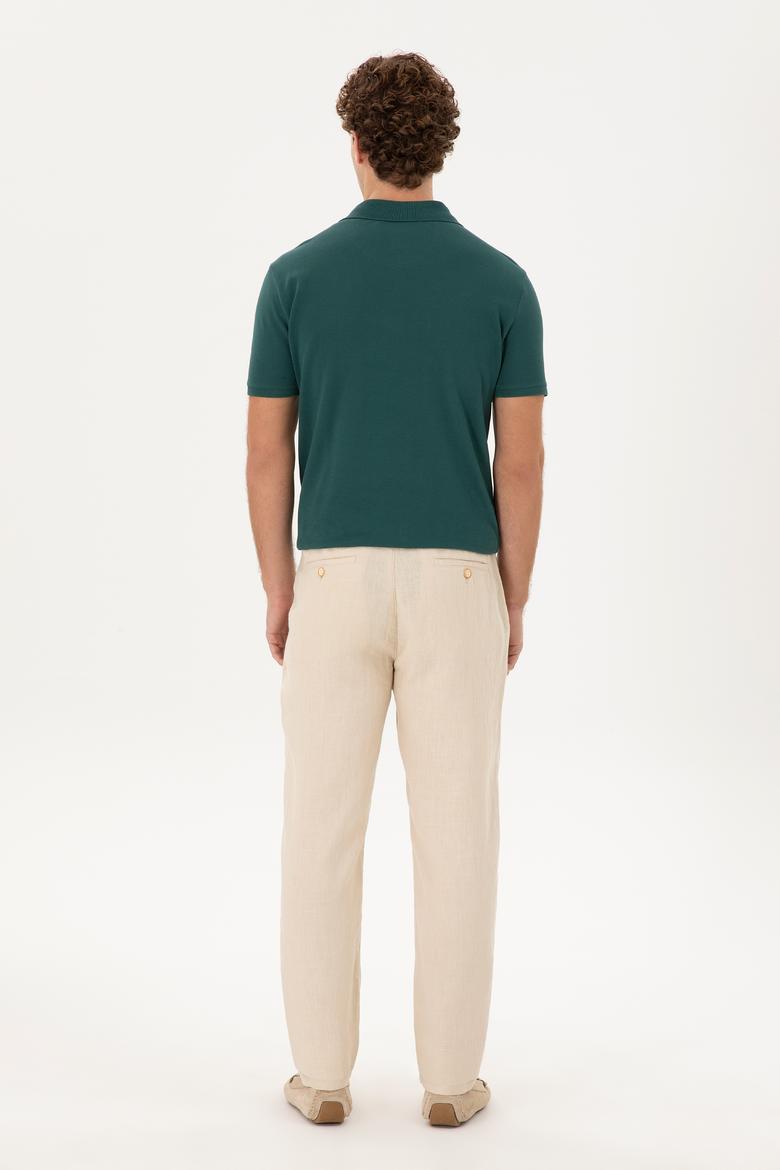 Erkek Bej Kanvas Pantolon - 50285618005