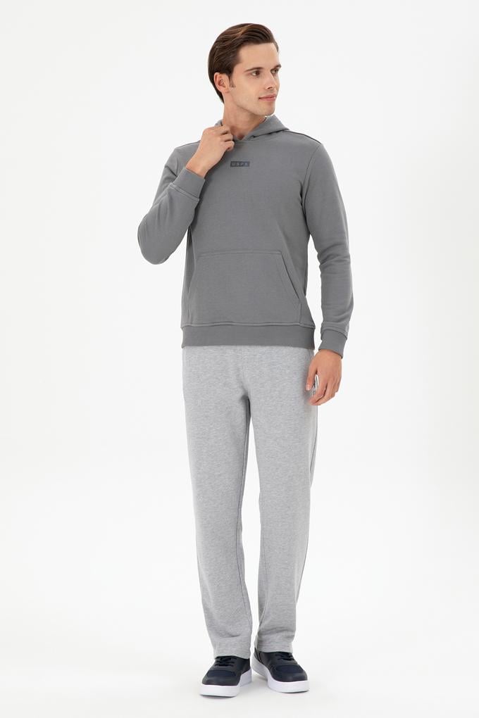Erkek Gri Melanj Eşofman Altı