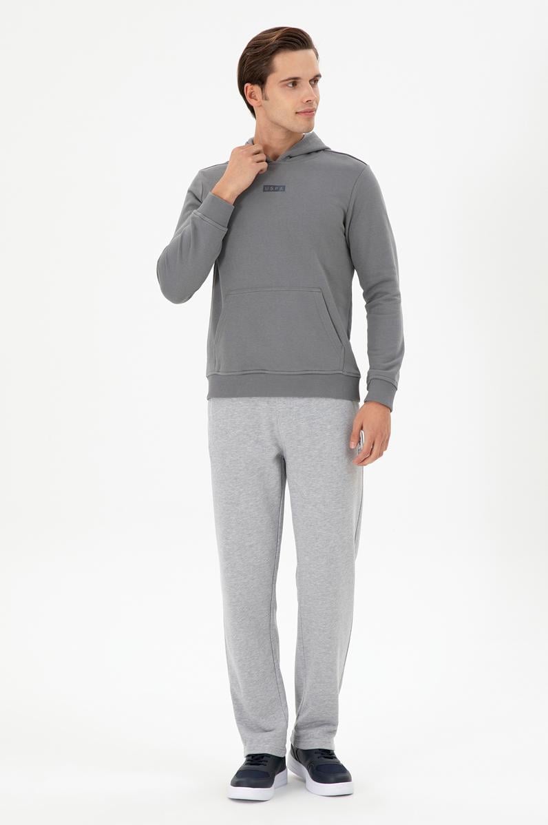 Erkek Gri Melanj Eşofman Altı