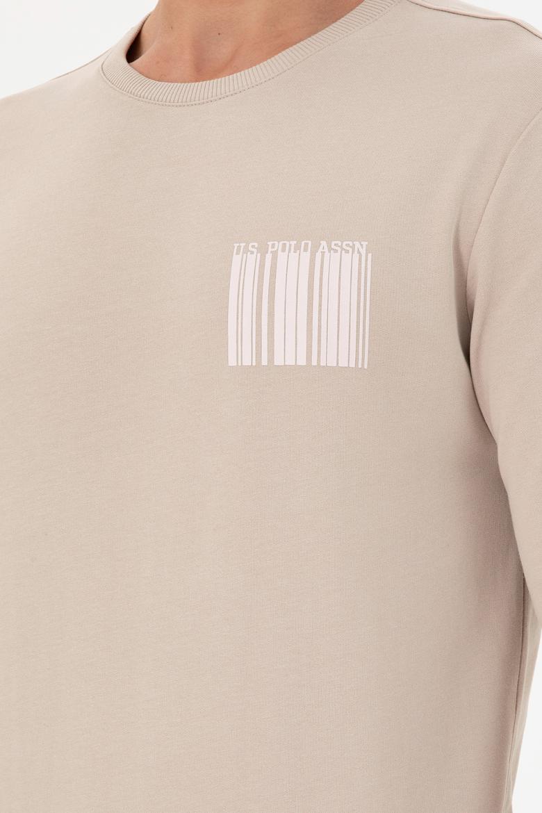 Erkek Regular Fit Bisiklet Yaka Taş Sweatshirt - 50290252063