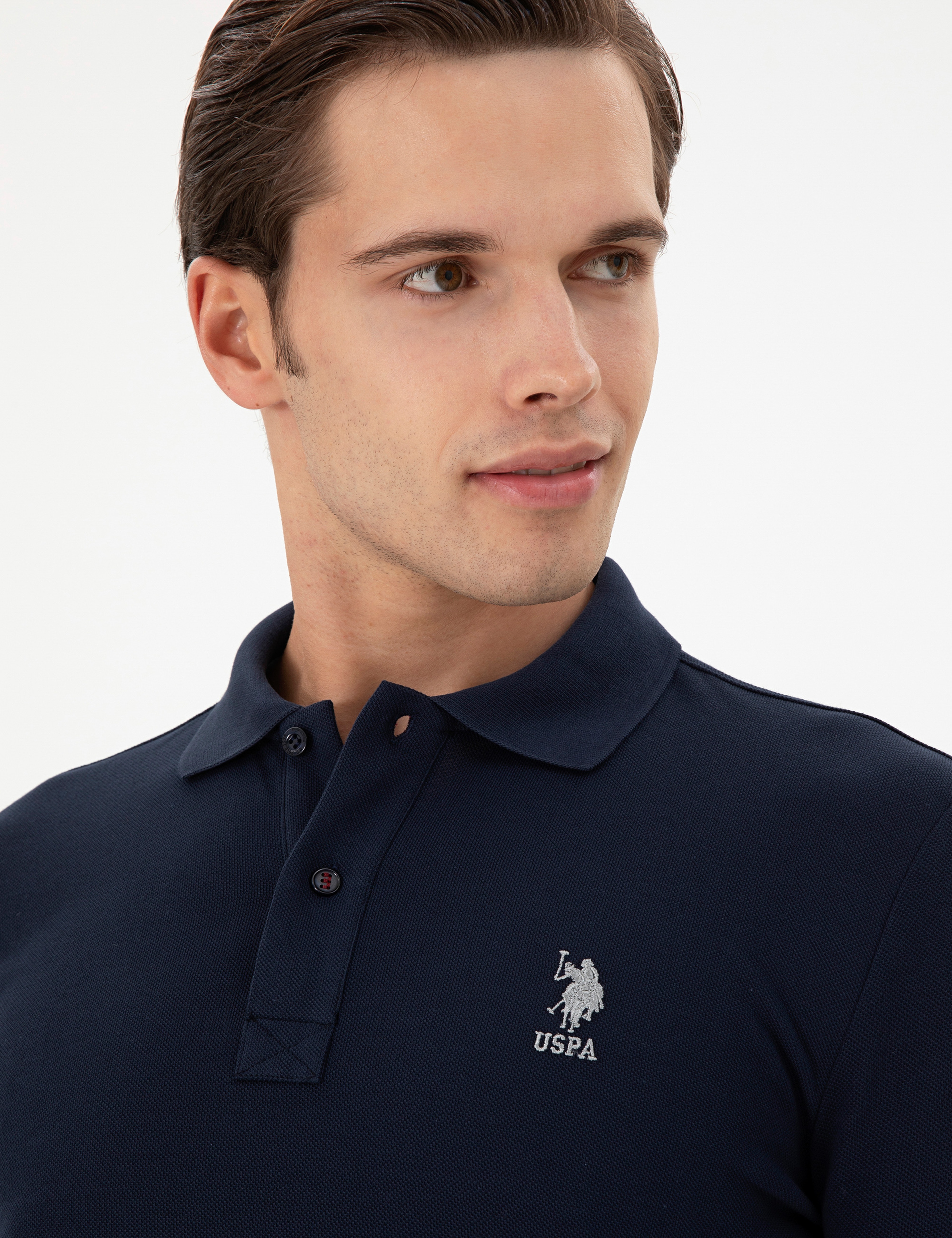 Erkek Lacivert Basic Sweatshirt - Image 2