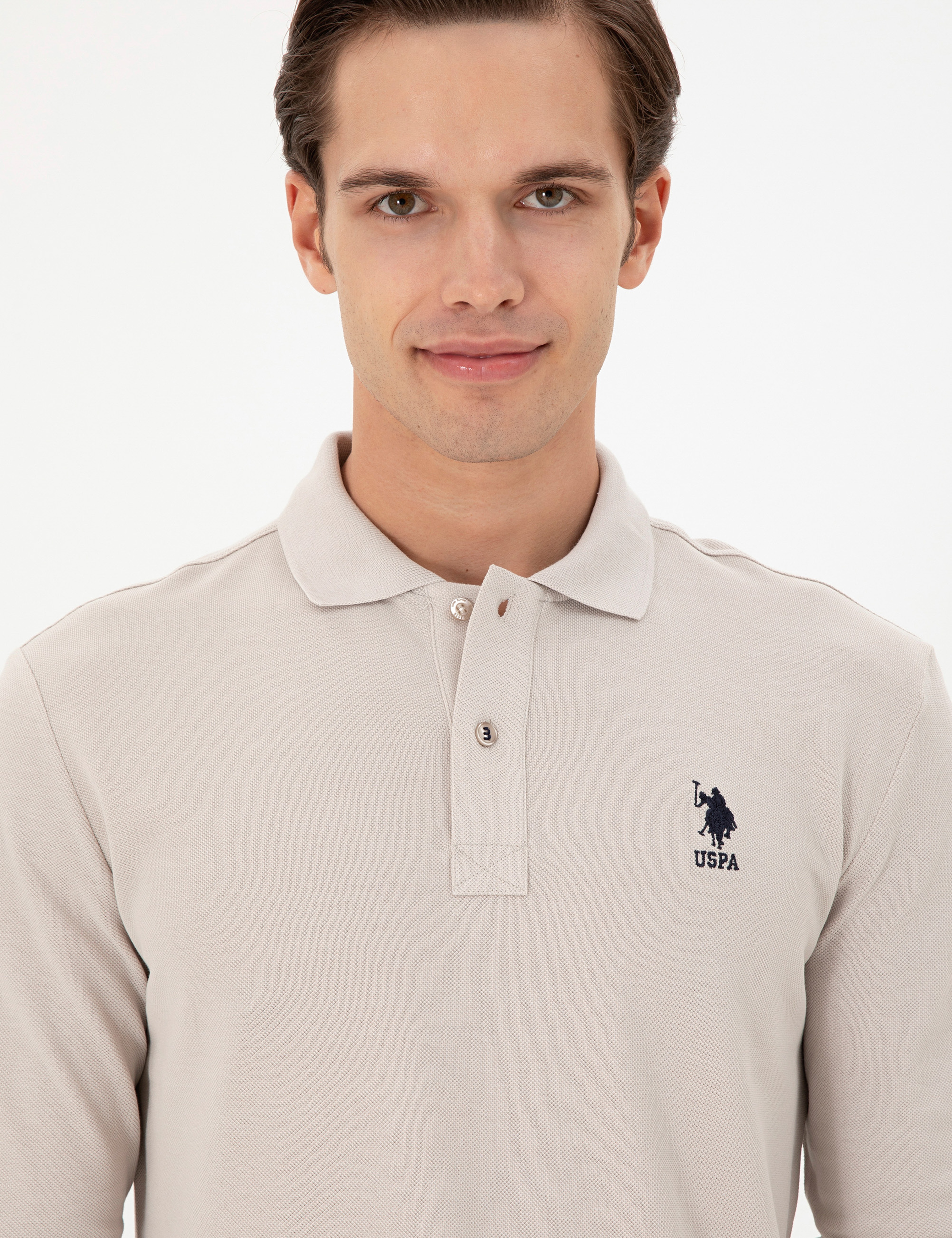 Erkek Taş Basic Sweatshirt - Image 2
