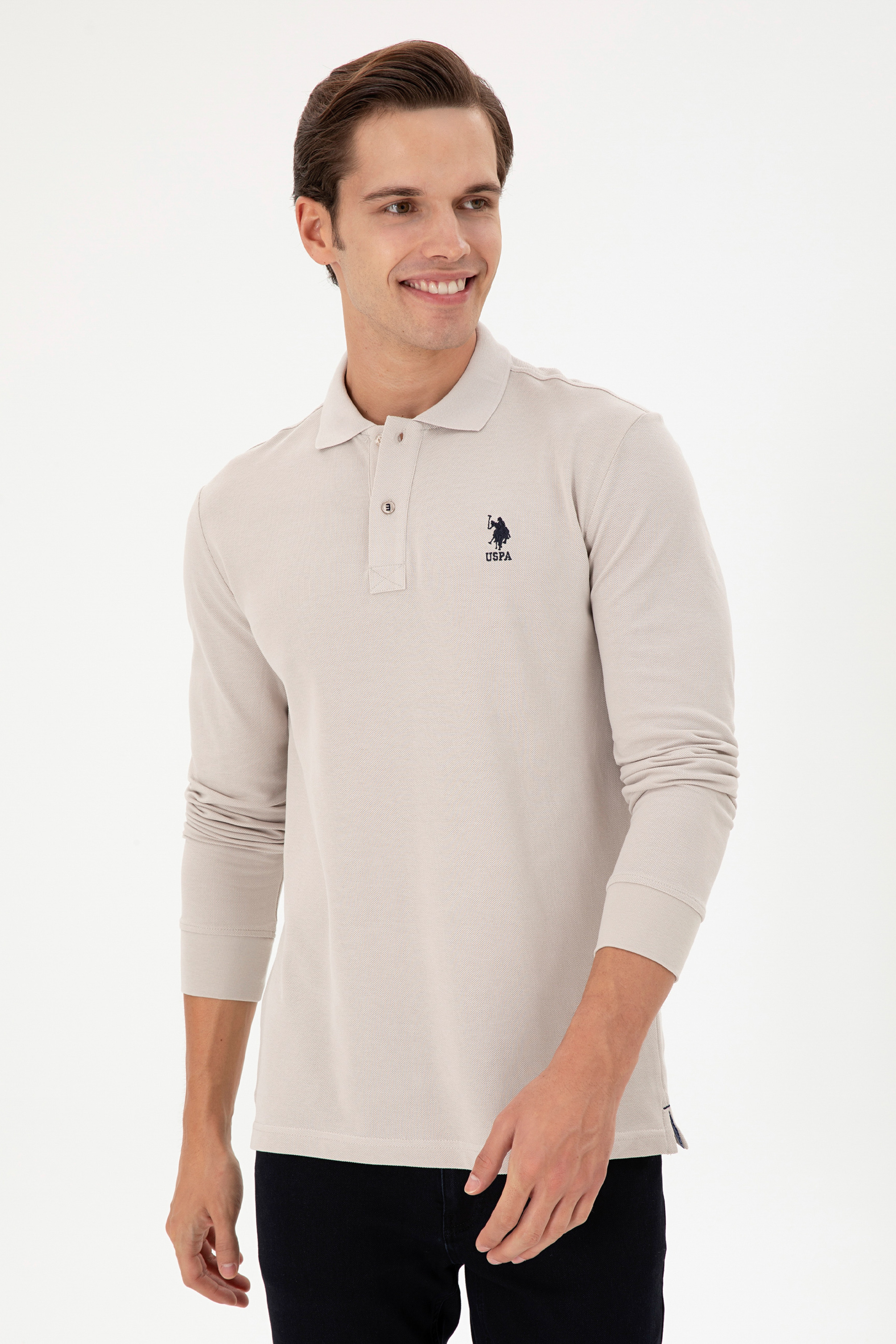 Erkek Taş Basic Sweatshirt