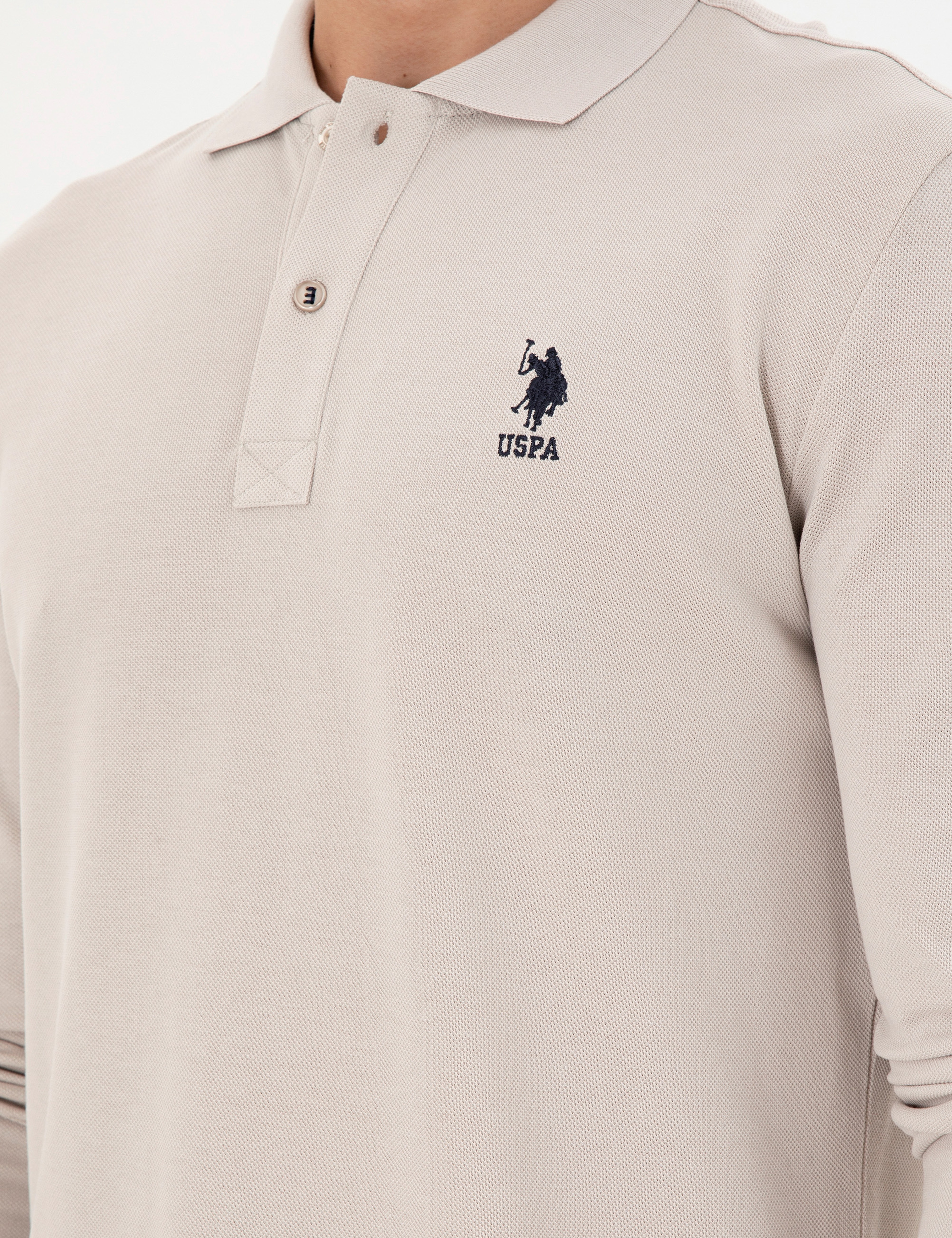 Erkek Taş Basic Sweatshirt - Image 7