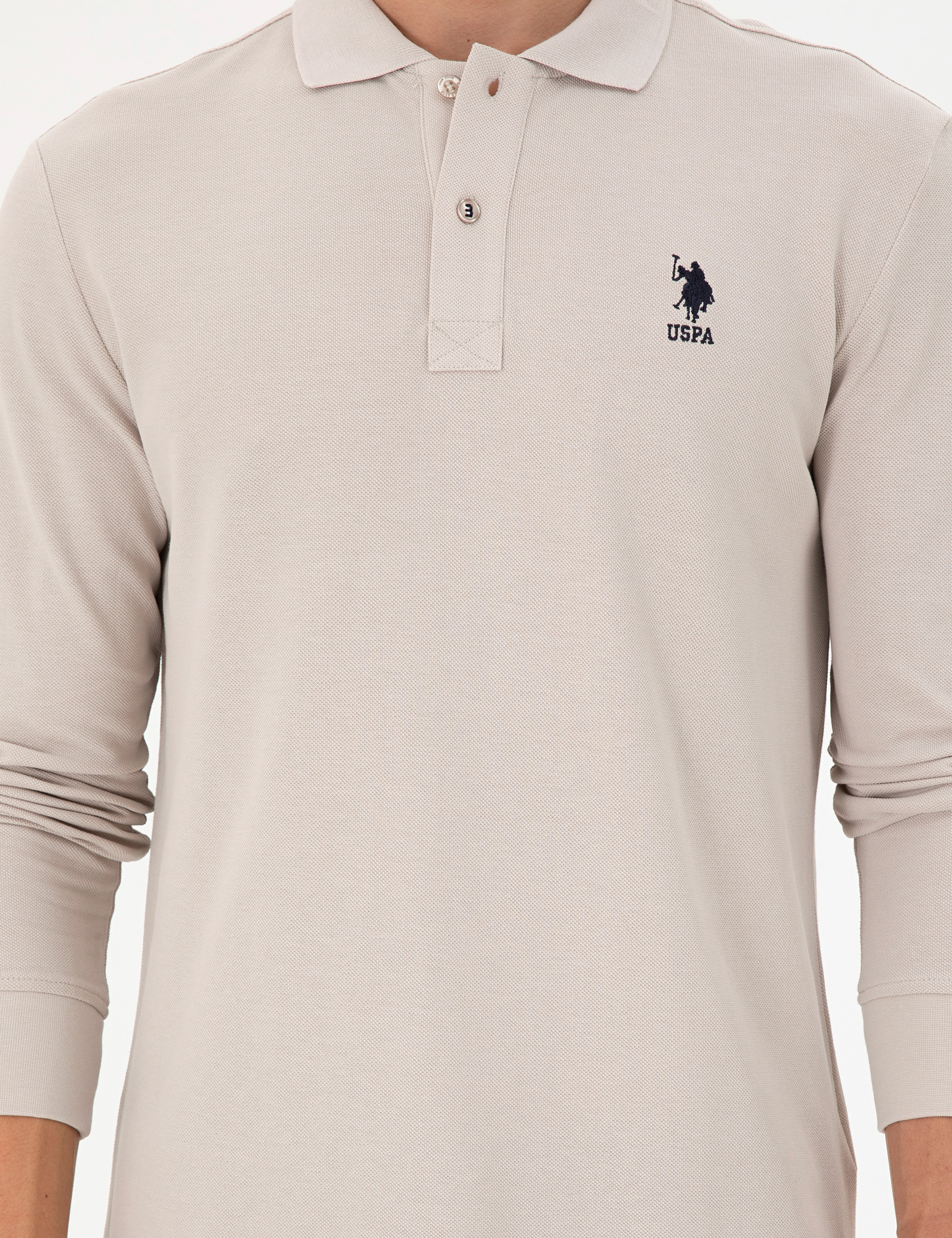 Erkek Taş Basic Sweatshirt - Image 6