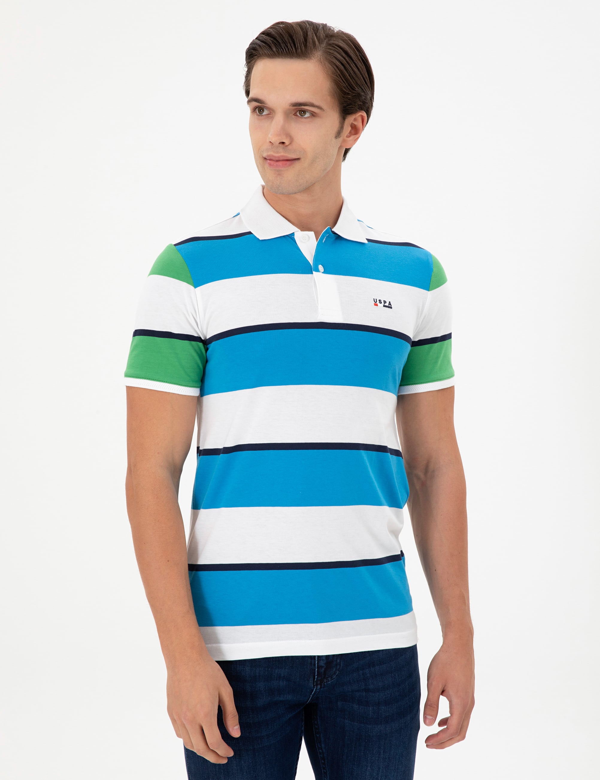 تی شرت آستین کوتاه رگولار یقه پولو مردانه یو اس پولو | U.S. Polo Assn. - تصویر 3
