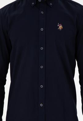 Erkek Lacivert Uzun Kollu Gömlek - 50292088022