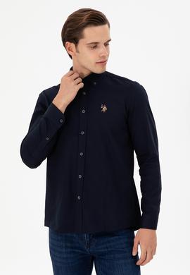 Erkek Lacivert Uzun Kollu Gömlek - 50292088022