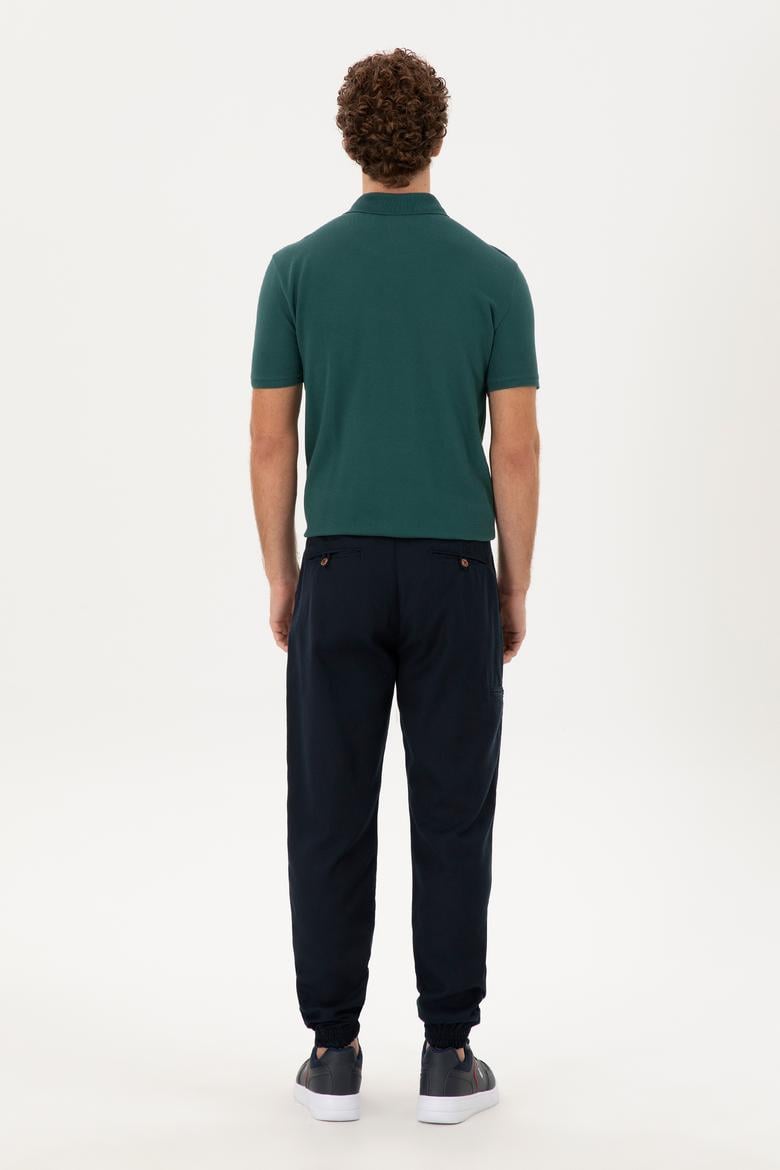 Erkek Lacivert Kanvas Pantolon - 50291175022