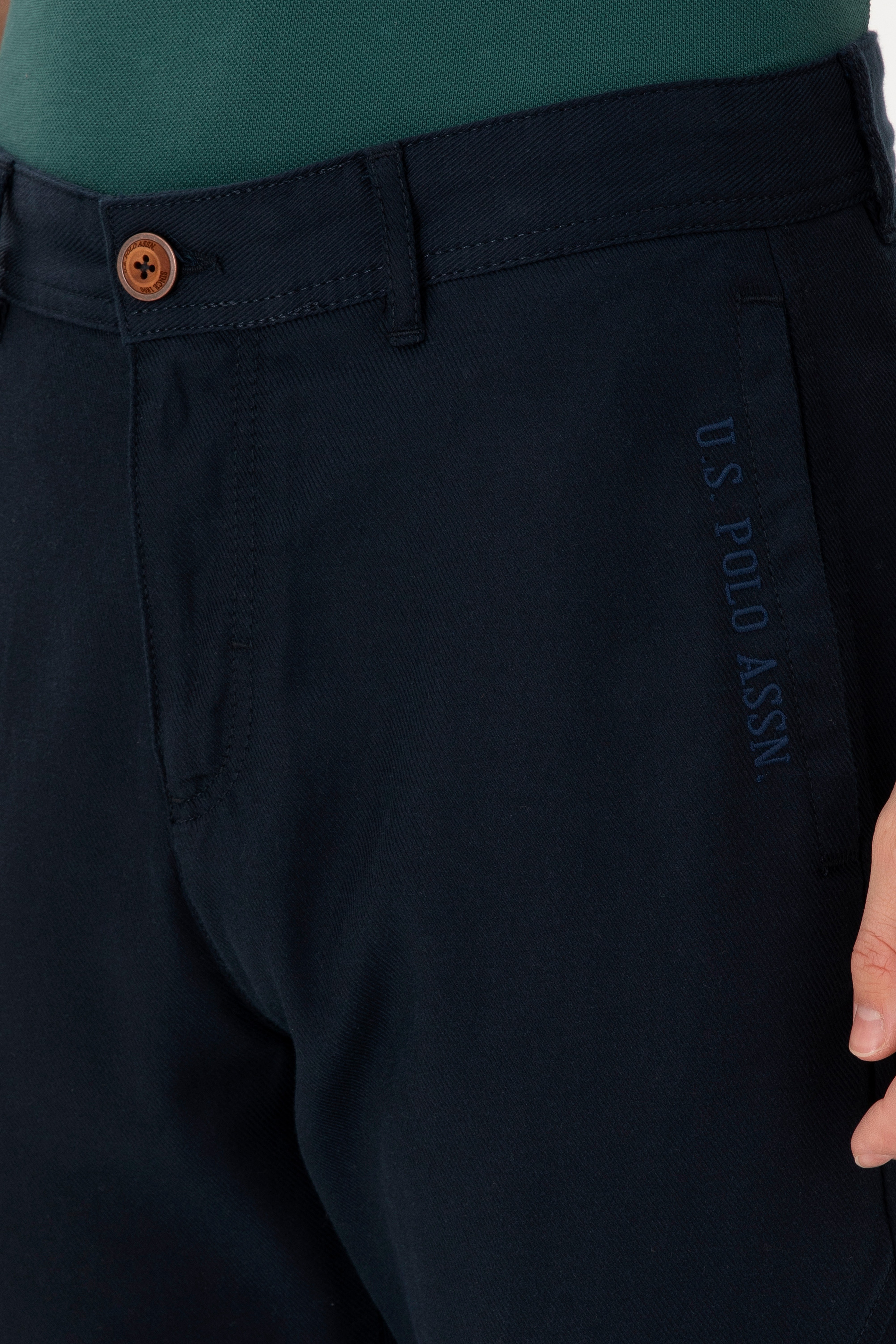 Erkek Jogger Fit Lacivert Kanvas Pantolon - Image 5