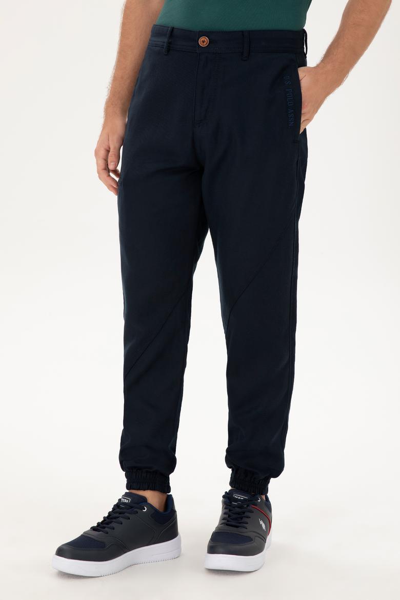 Erkek Lacivert Kanvas Pantolon - 50291175022