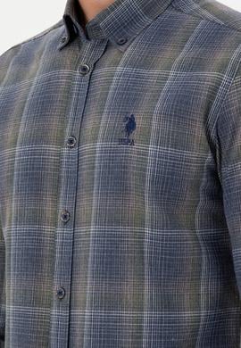 Erkek Koyu Yeşil Uzun Kollu Gömlek - 50293480003