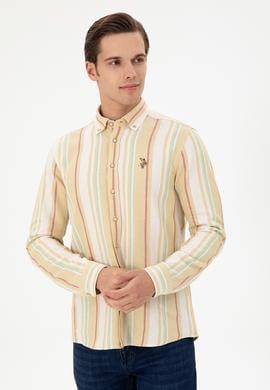 Erkek Sarı Uzun Kollu Gömlek - 50291241001