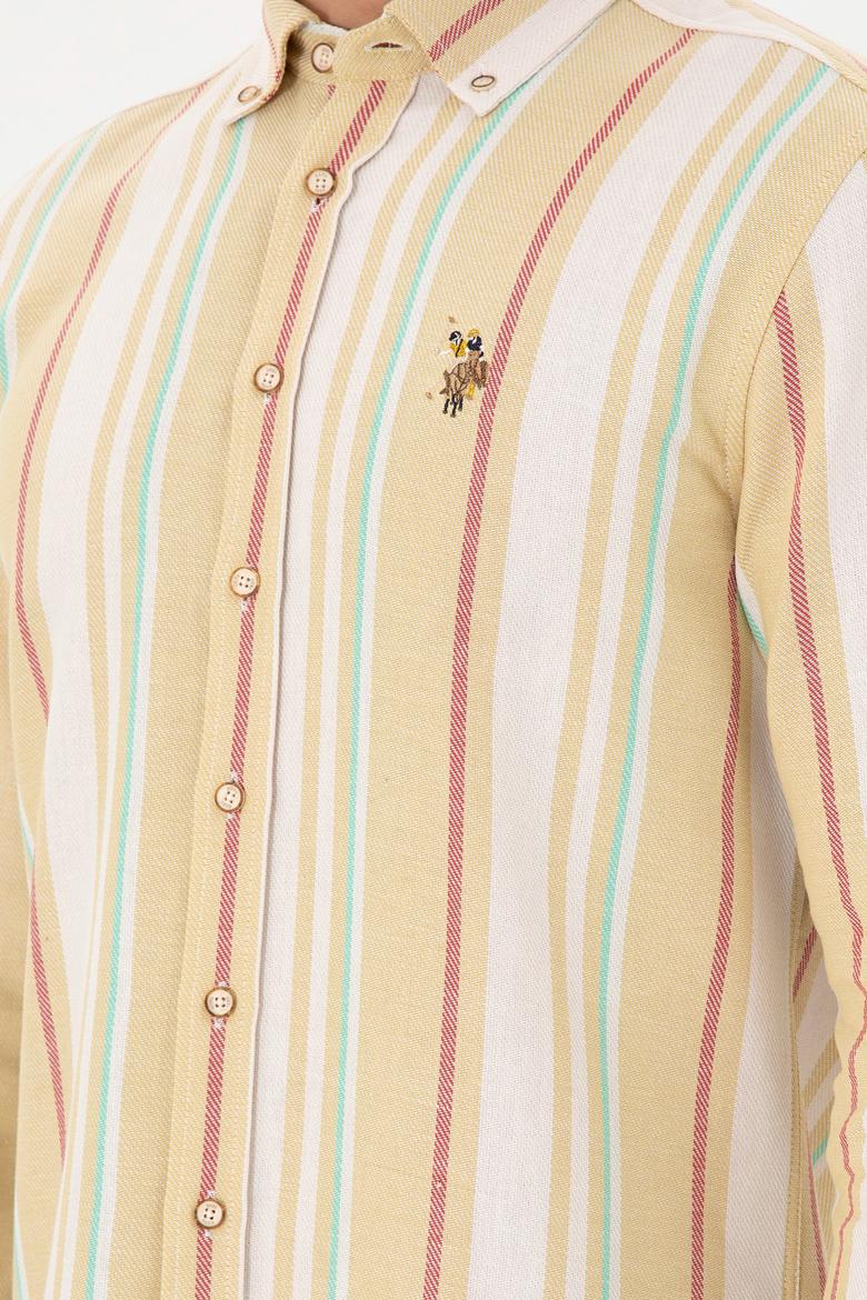 Erkek Sarı Uzun Kollu Gömlek - 50291241001