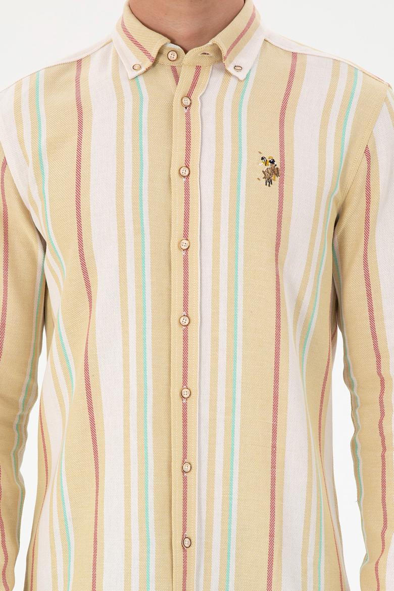 Erkek Sarı Uzun Kollu Gömlek - 50291241001