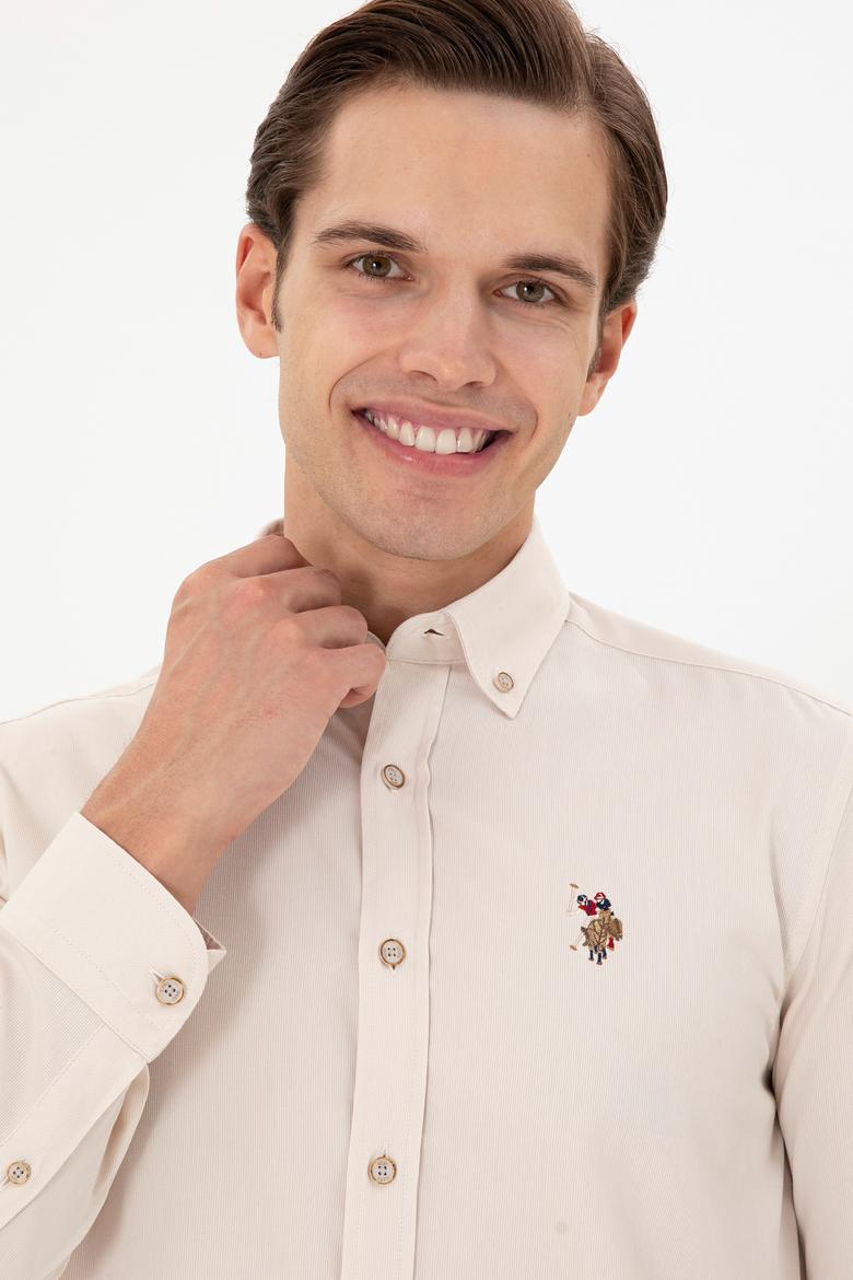 Erkek Taş Uzun Kollu Gömlek - 50292088005