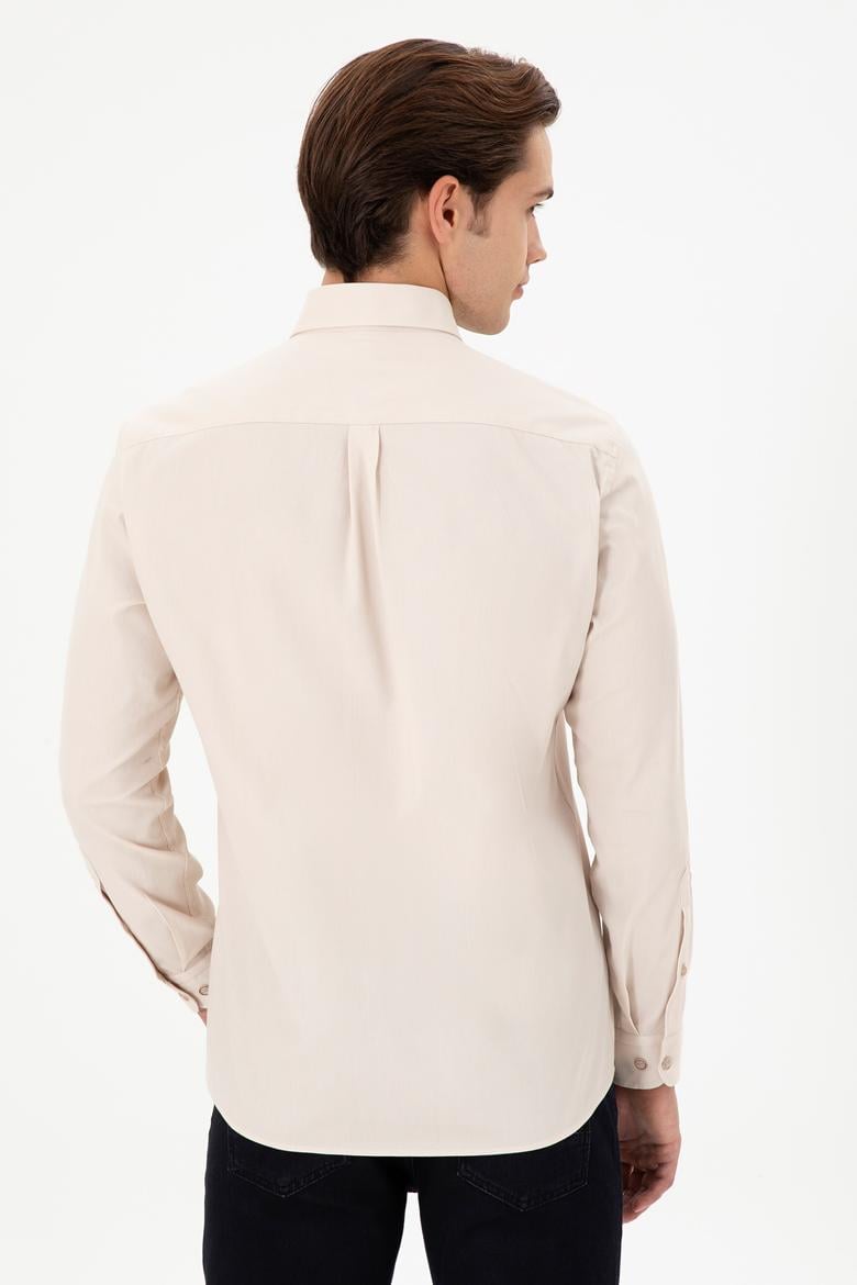 Erkek Taş Uzun Kollu Gömlek - 50292088005