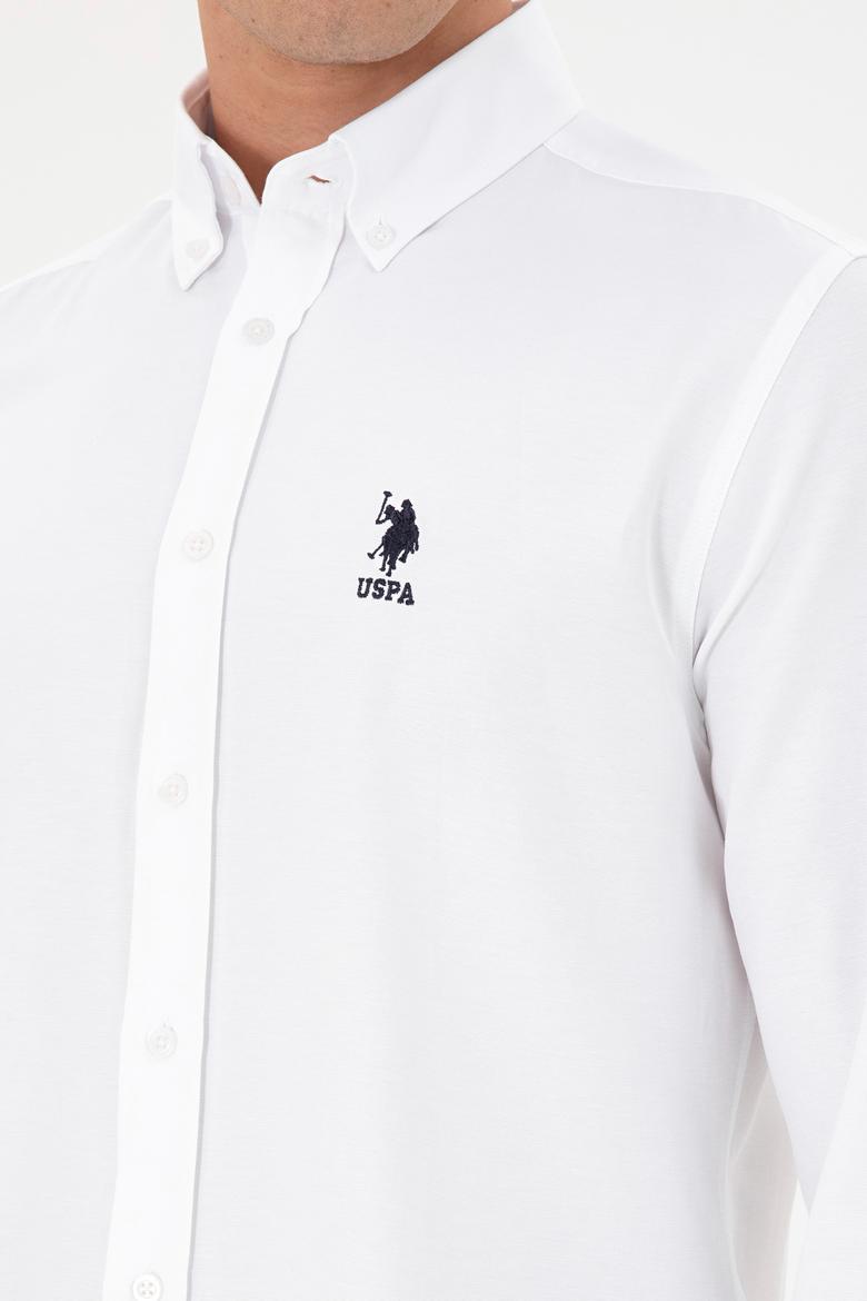 Erkek Beyaz Uzun Kollu Gömlek - 50296778001