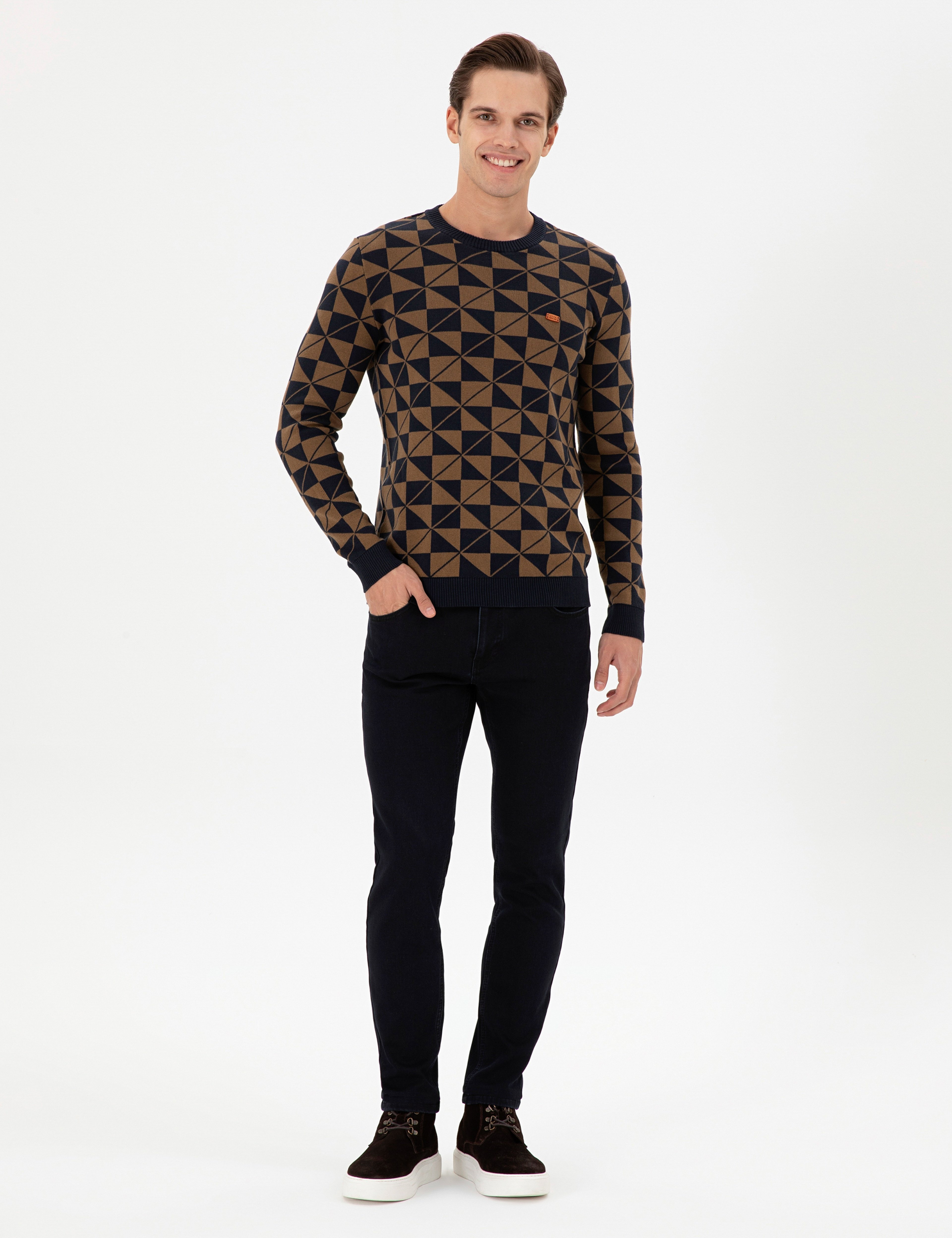 Erkek Siyah Jean Pantolon - Image 1