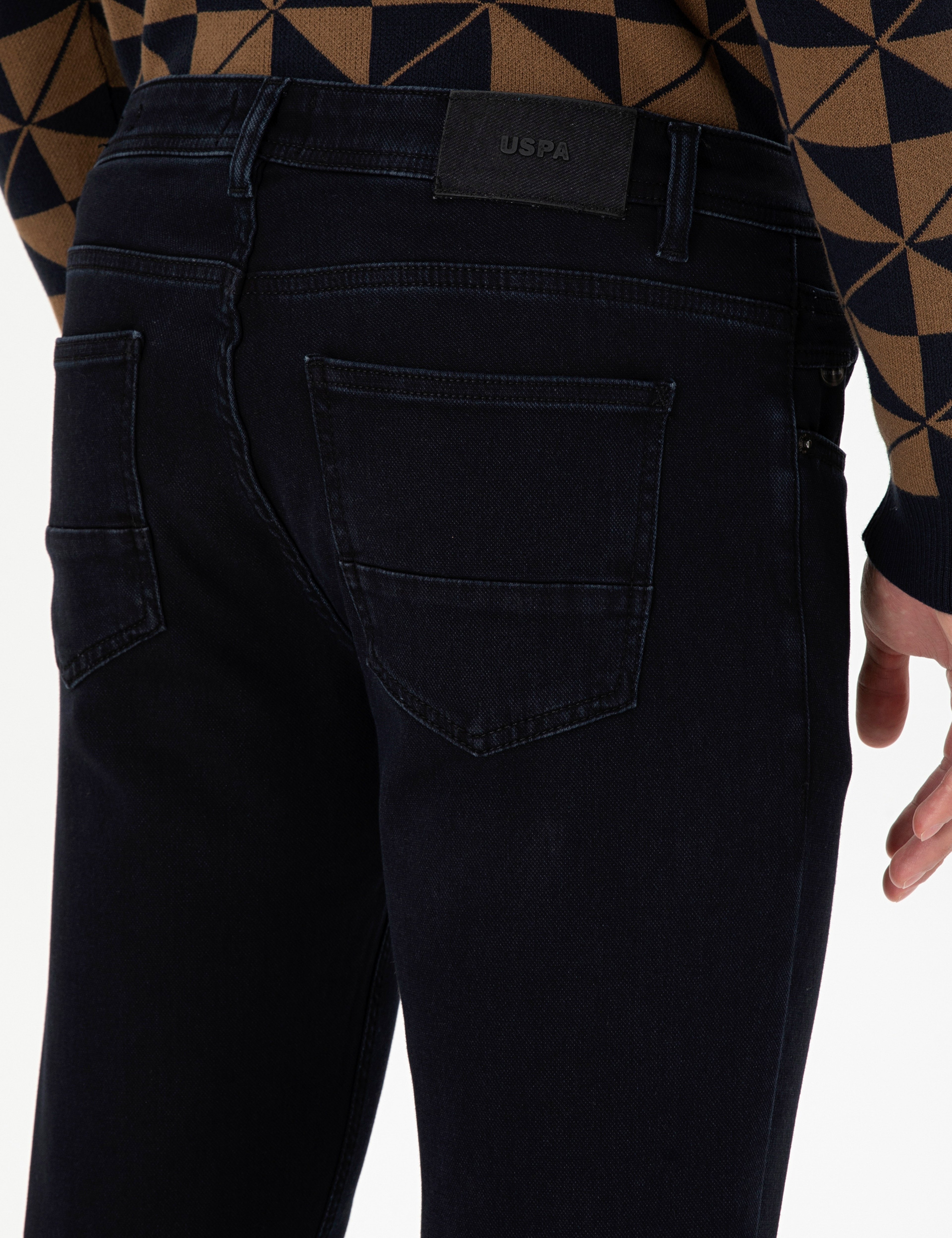 Erkek Siyah Jean Pantolon - Image 6