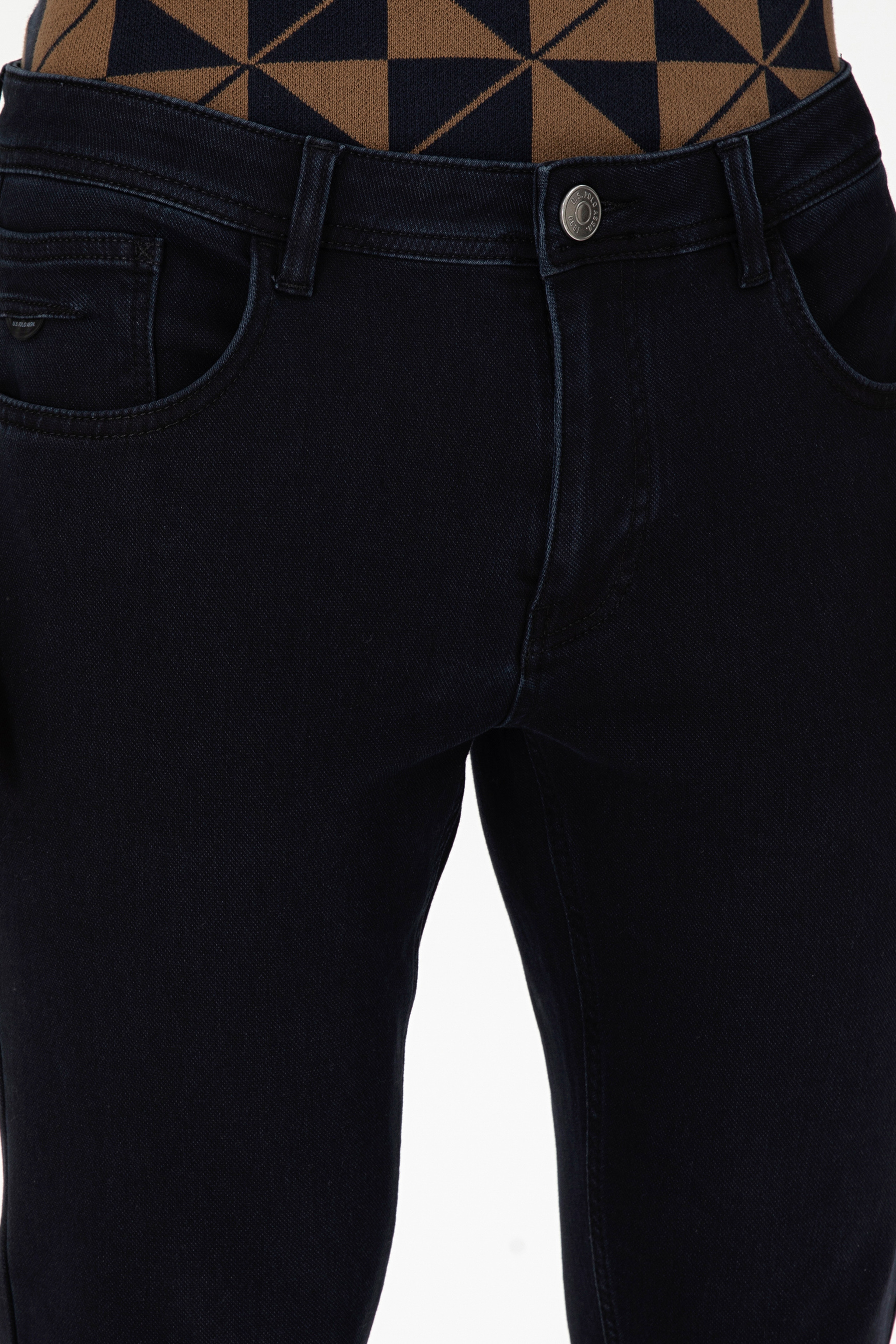 Erkek Siyah Jean Pantolon