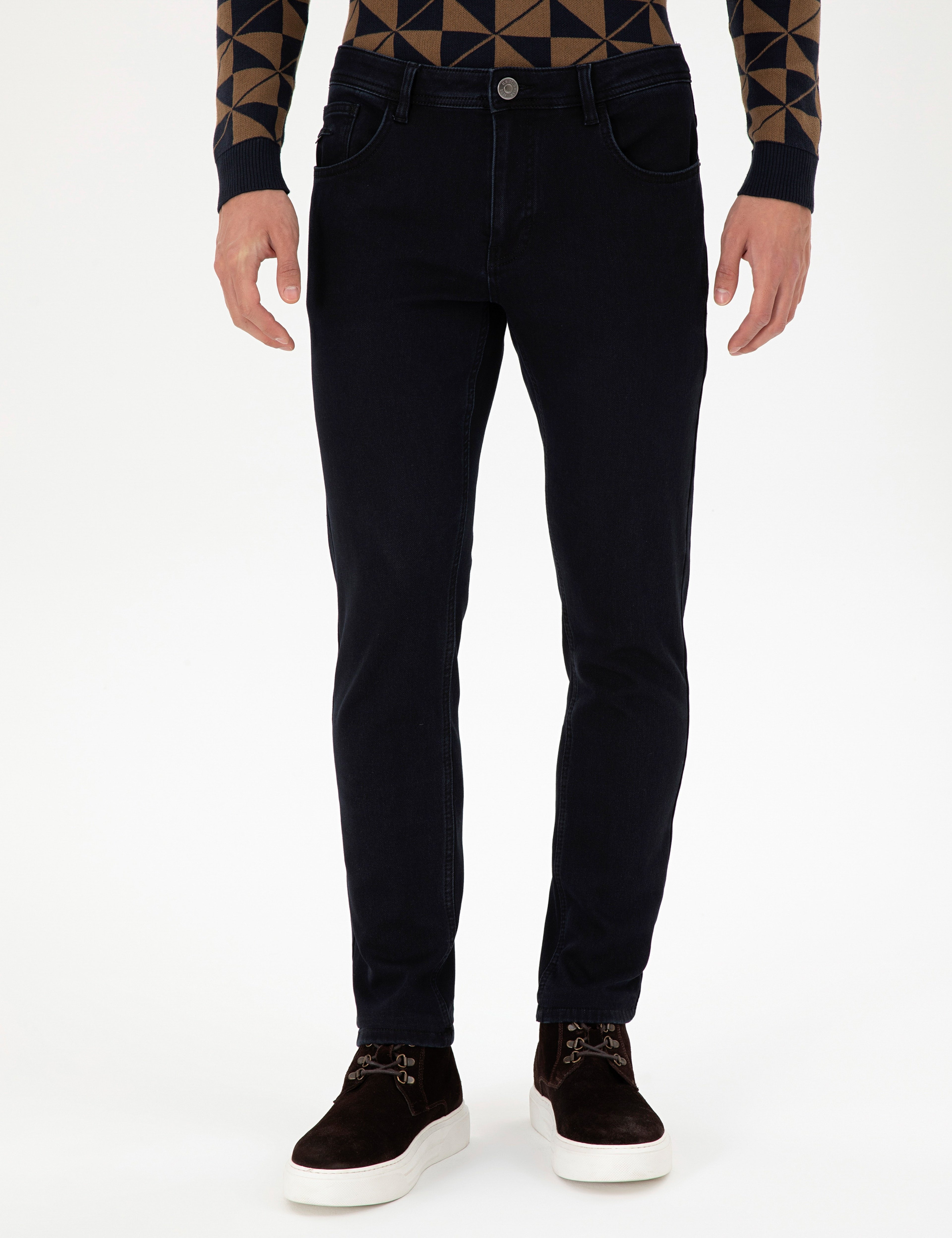 Erkek Siyah Jean Pantolon - Image 2