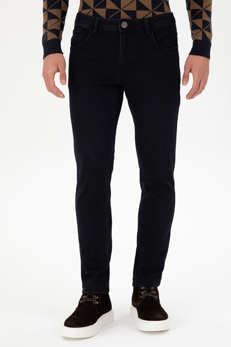 Erkek Siyah Jean Pantolon - 50290037047