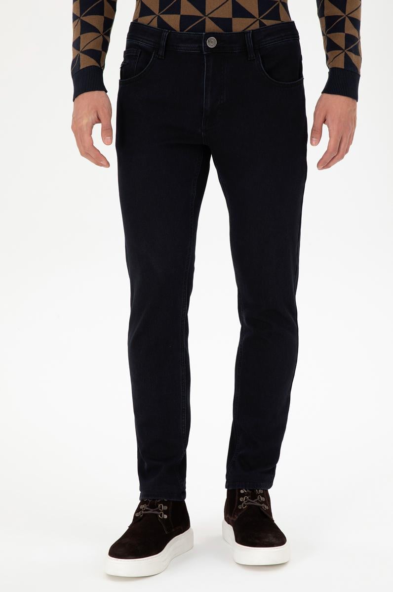 Erkek Siyah Jean Pantolon