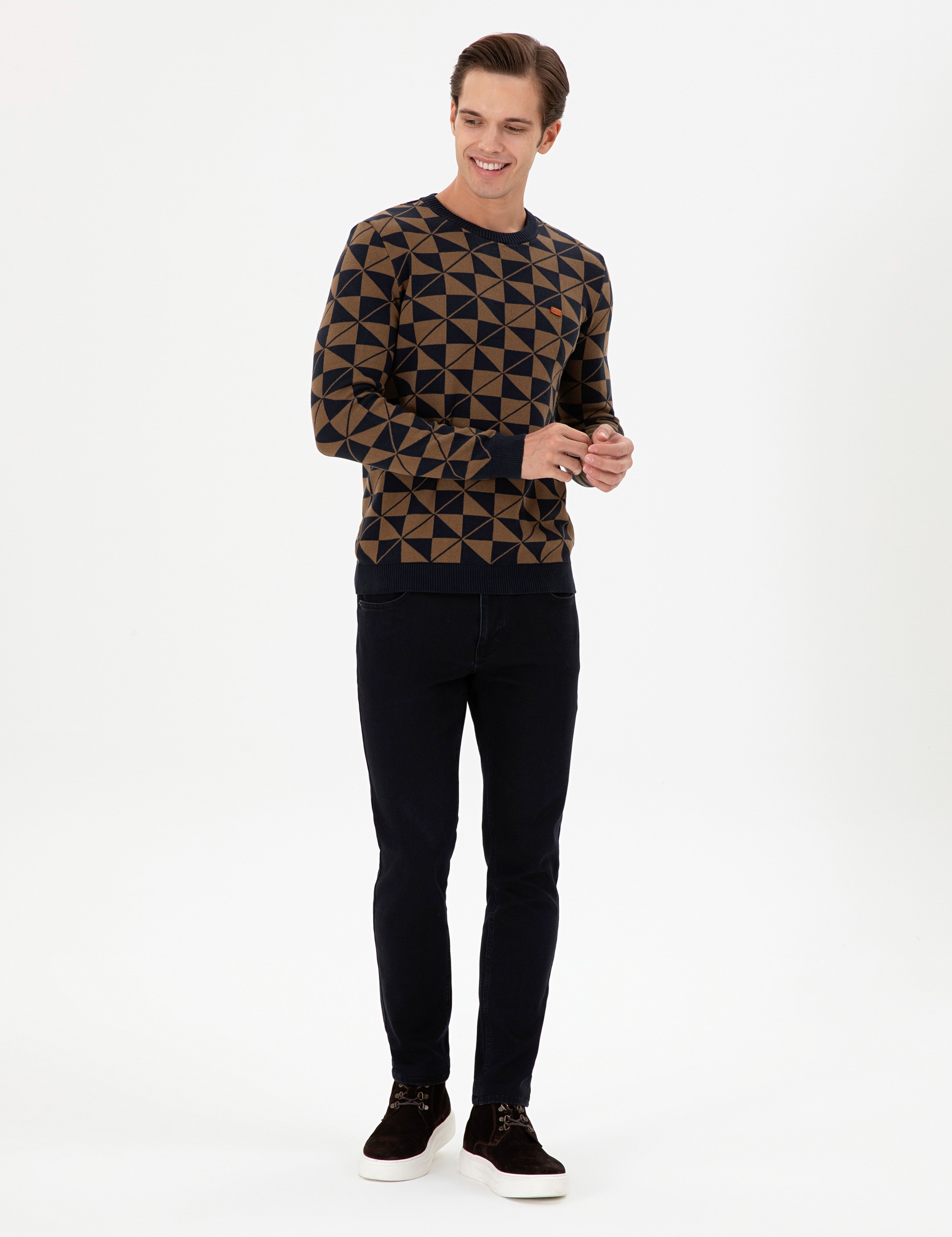 Erkek Siyah Jean Pantolon - Image 3