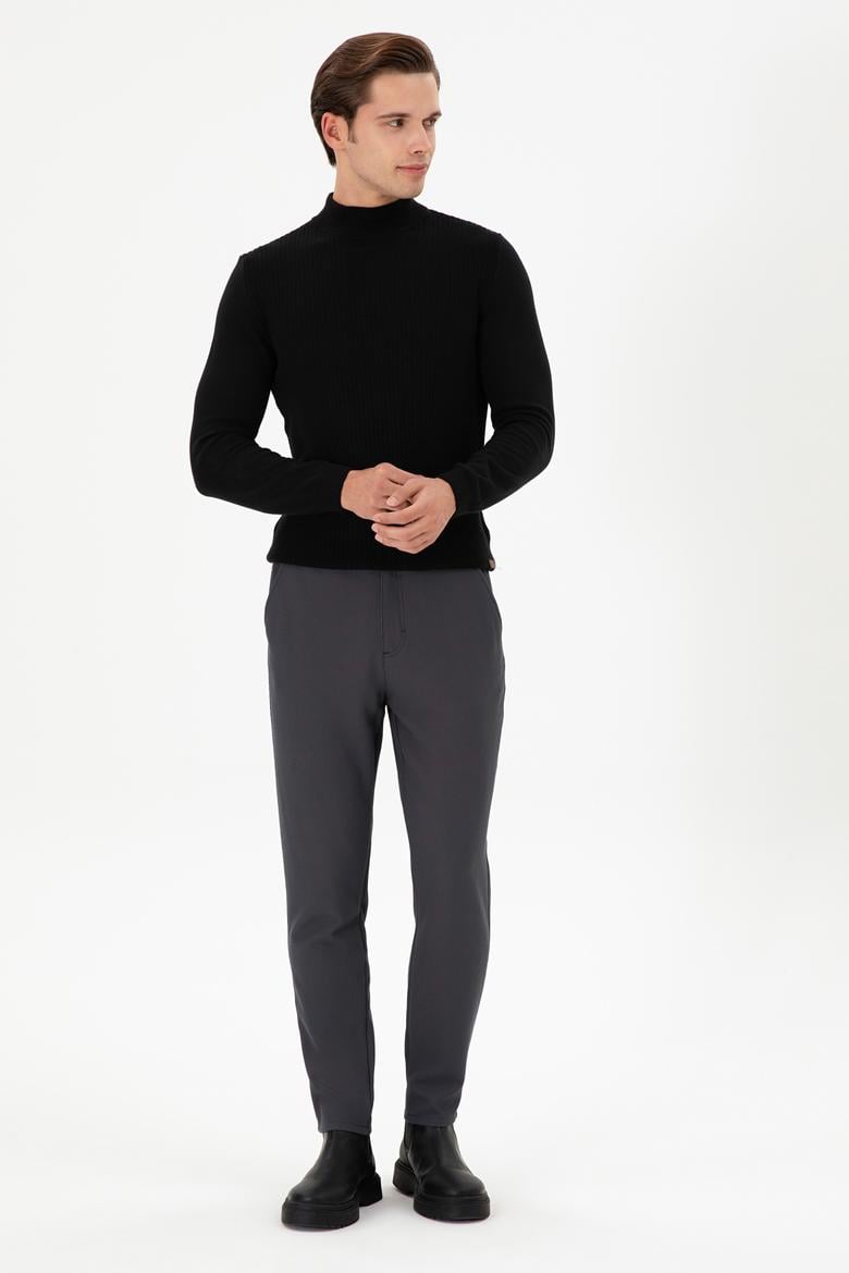 Erkek Antrasit Kanvas Pantolon