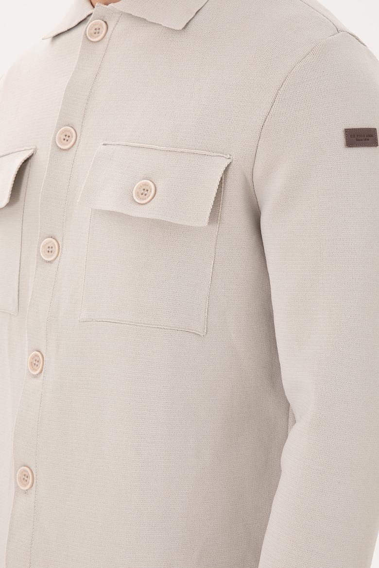 Erkek Taş Triko Hırka - 50294169019